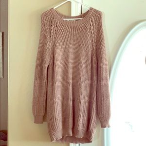 Pink Listicle sweater dress
